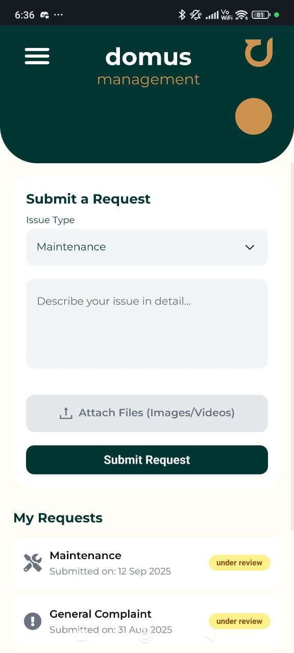 Management Request